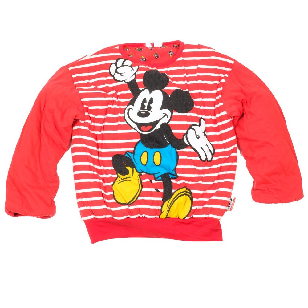 Donnkenny Mickey Mouse Reversible Sweatshirt Vintage 1990s Mickey & Co X-Large